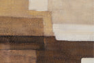 Cuadro Abstracto Tierras - #pino_y_jacaranda#