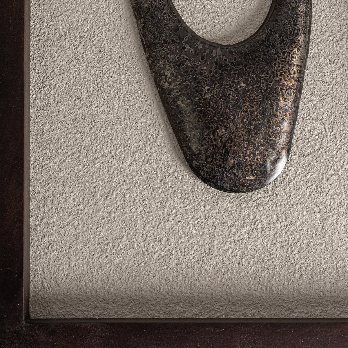 Cuadro de madera de mango y hierro Castelmola 66 x 132 cm