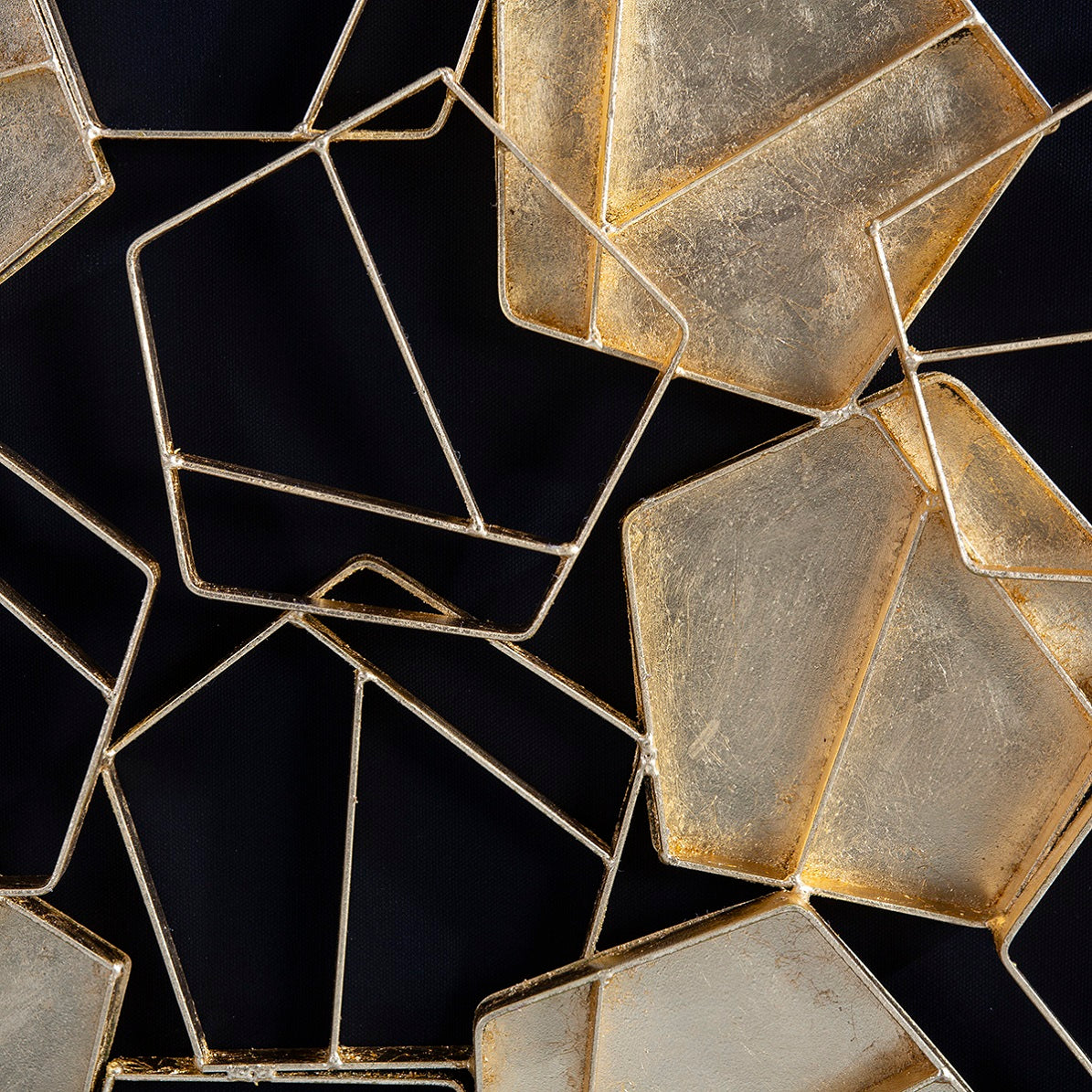 Cuadro de madera y metal Estrella