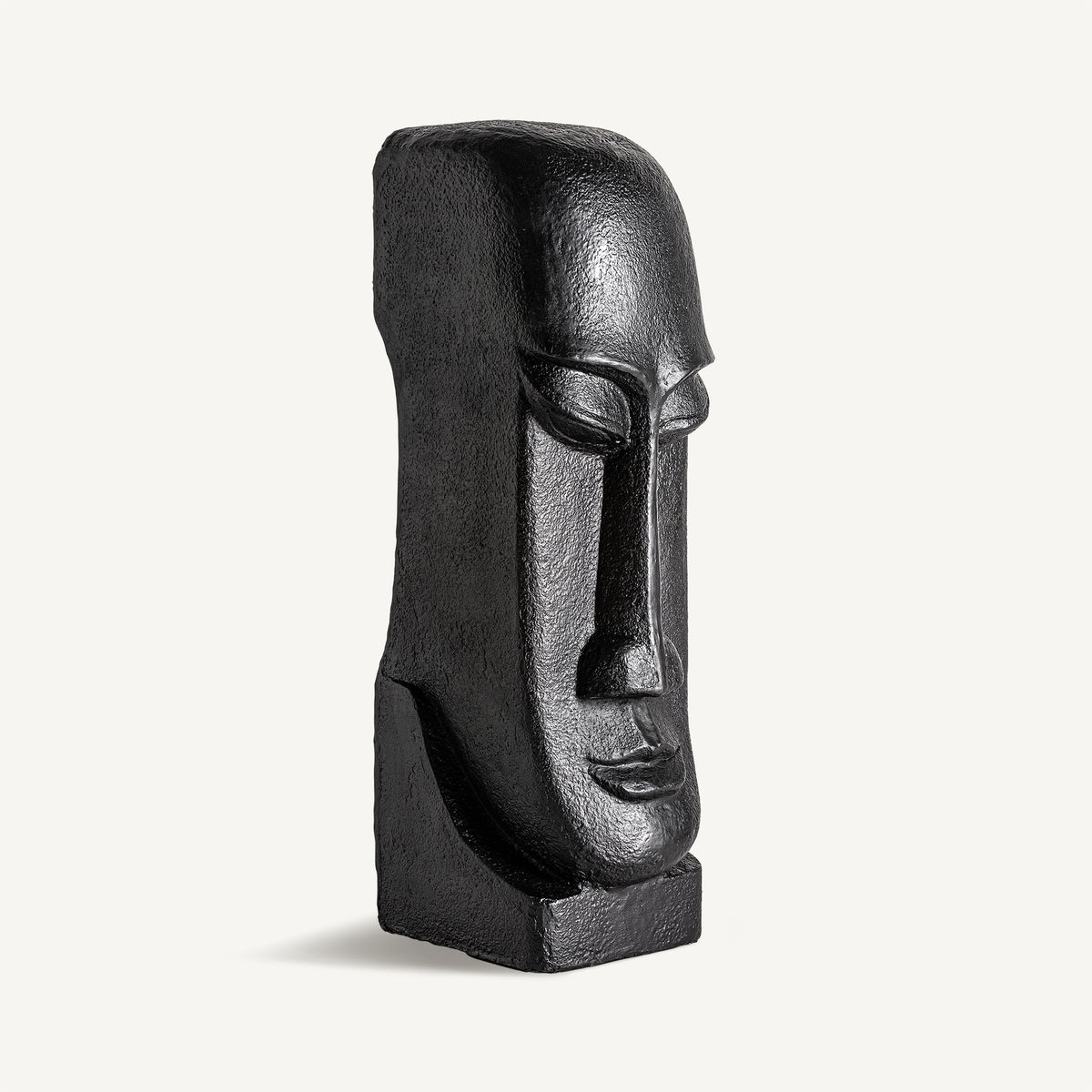 Escultura de cemento negro Sfakia
