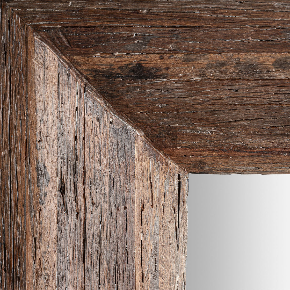 Espejo de madera tropical Halki
