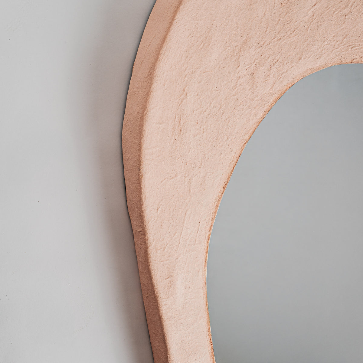 Espejo de resina Elafonisos beige