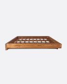 Estructura de cama de teca reciclada Solid