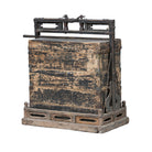 Caja de dote antigua de álamo Jinshan
