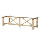 Mesa de comedor natural de pino 400 cm Chenling