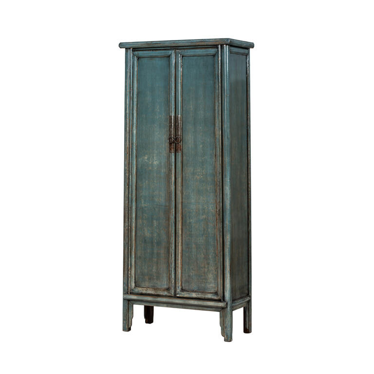 Armario verde de pino con 2 puertas Andarax