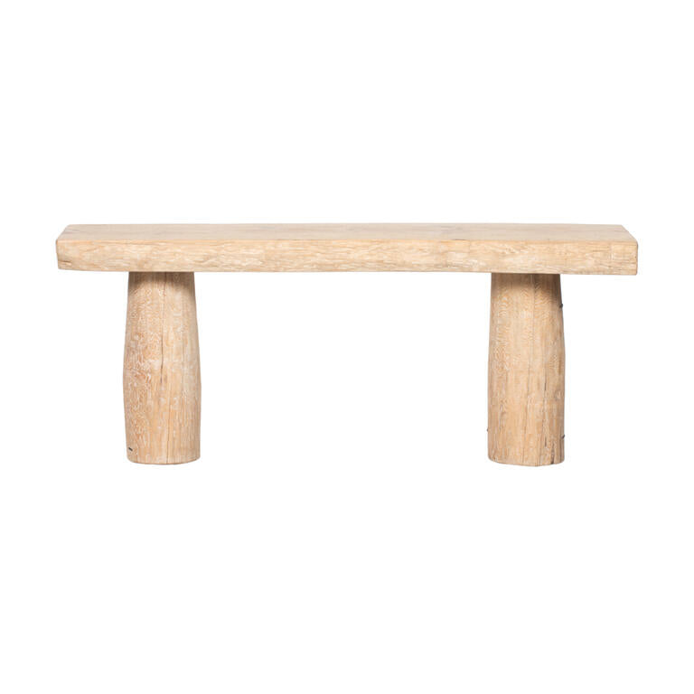 Consola natural de pino Canencia