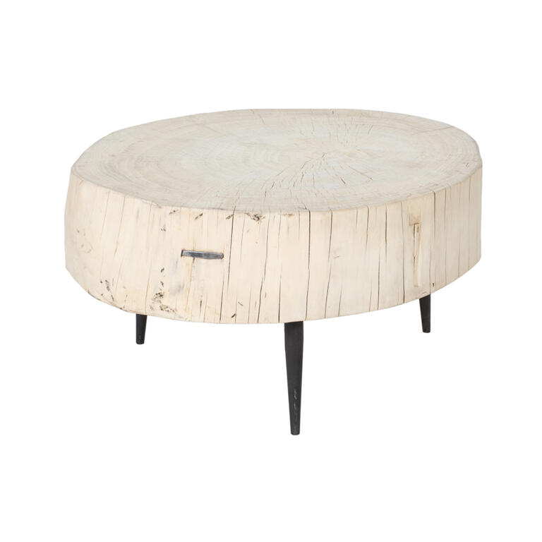 Mesa de centro natural de álamo Fangfeng