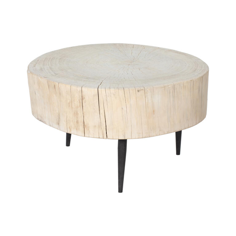 Mesa de centro natural de álamo Alisio