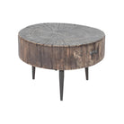 Mesa de centro natural de álamo Virazón