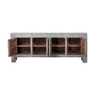 Cómoda gris de pino con 4 puertas Shuqing