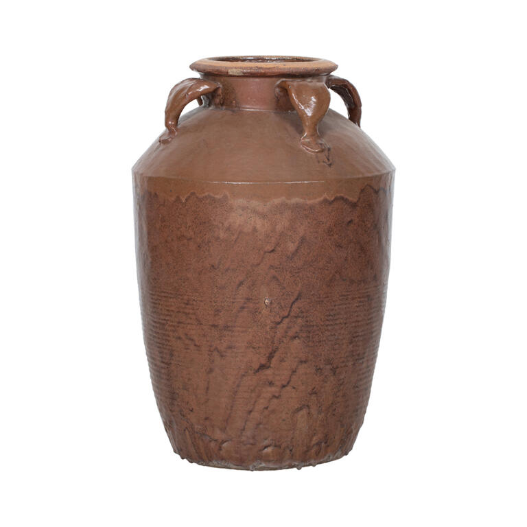 Tinaja marrón de cerámica Cadavedo