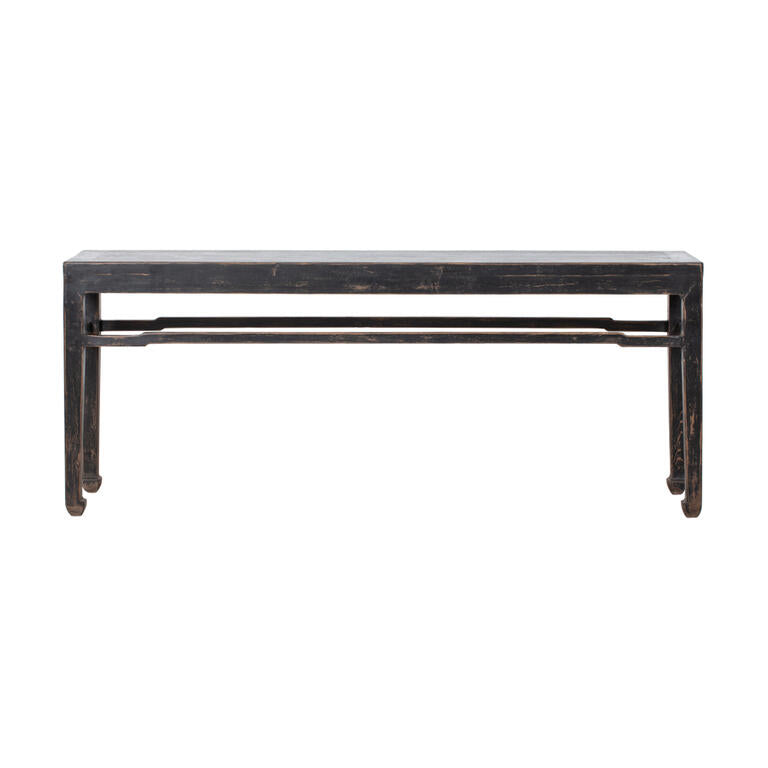 Consola negra de pino Hongning