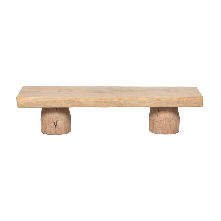 Mesa de centro natural de pino Cigüeña