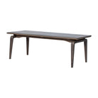 Mesa de comedor negra de olmo Cernícalo