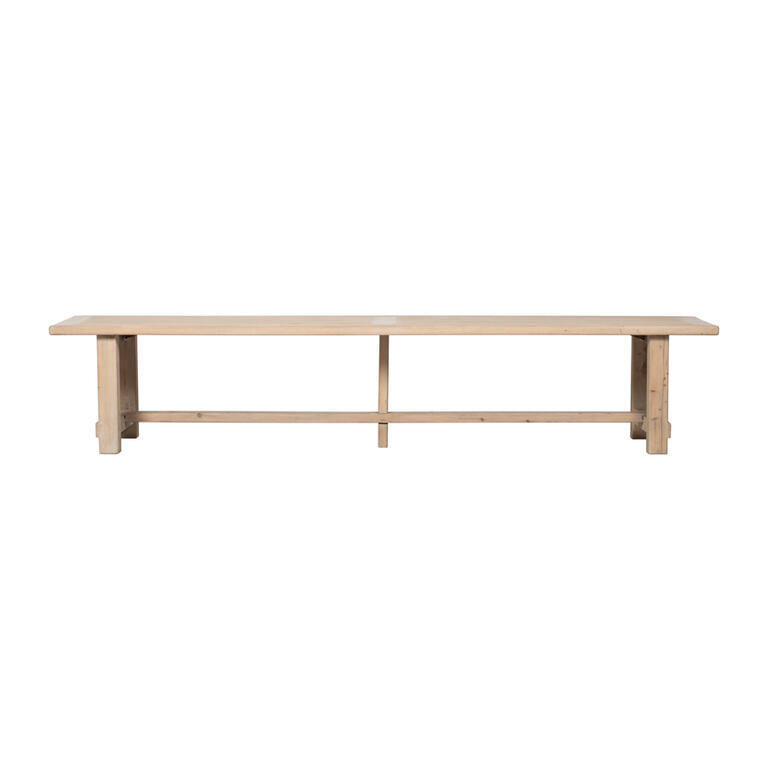 Mesa de comedor natural de pino Jinyun