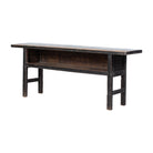 Consola antigua negra de pino Orzola