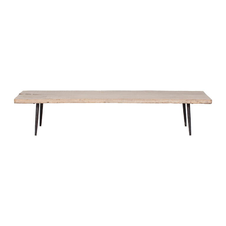 Mesa de centro natural de nogal Ganga
