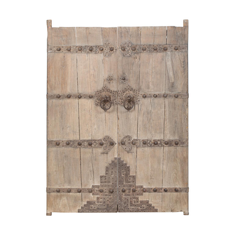 Puerta antigua de olmo con 2 hojas Shupo