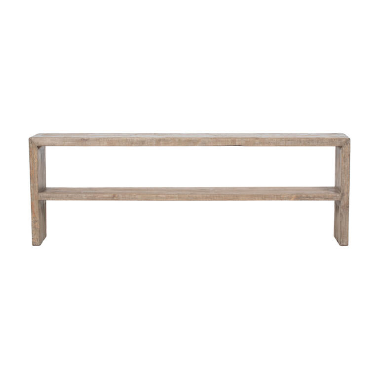 Consola natural de pino Tejita