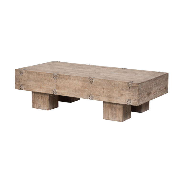 Mesa de centro natural de pino Aguilucho