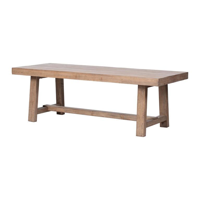 Mesa de comedor natural de pino 230 cm Lingjin