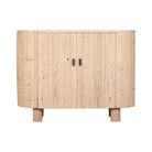 Cómoda natural de pino con 2 puertas Yunjin