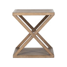 Mesa auxiliar natural de pino Fondeo