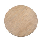 Mesa de comedor redonda natural de olmo Ø150 cm Luwen