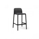 Taburete de resina Lido Nardi – Antracita, asiento a 65 cm