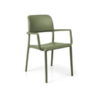 Sillón apilable de resina Riva Nardi – Verde