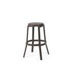 Taburete alto de resina Stack Nardi – Tierra
