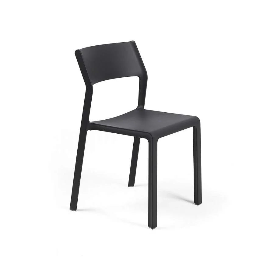 Silla de resina Trill Nardi – Antracita