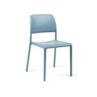 Silla apilable de resina Riva Nardi – Celeste