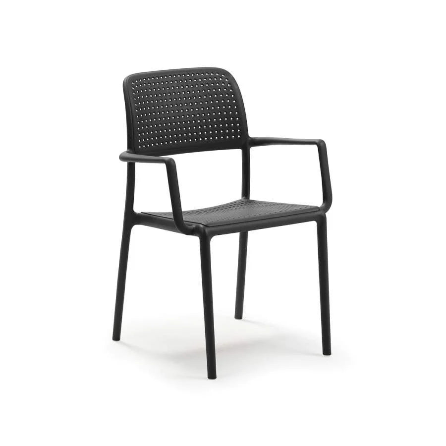 Sillón de resina Bora Nardi – Antracita
