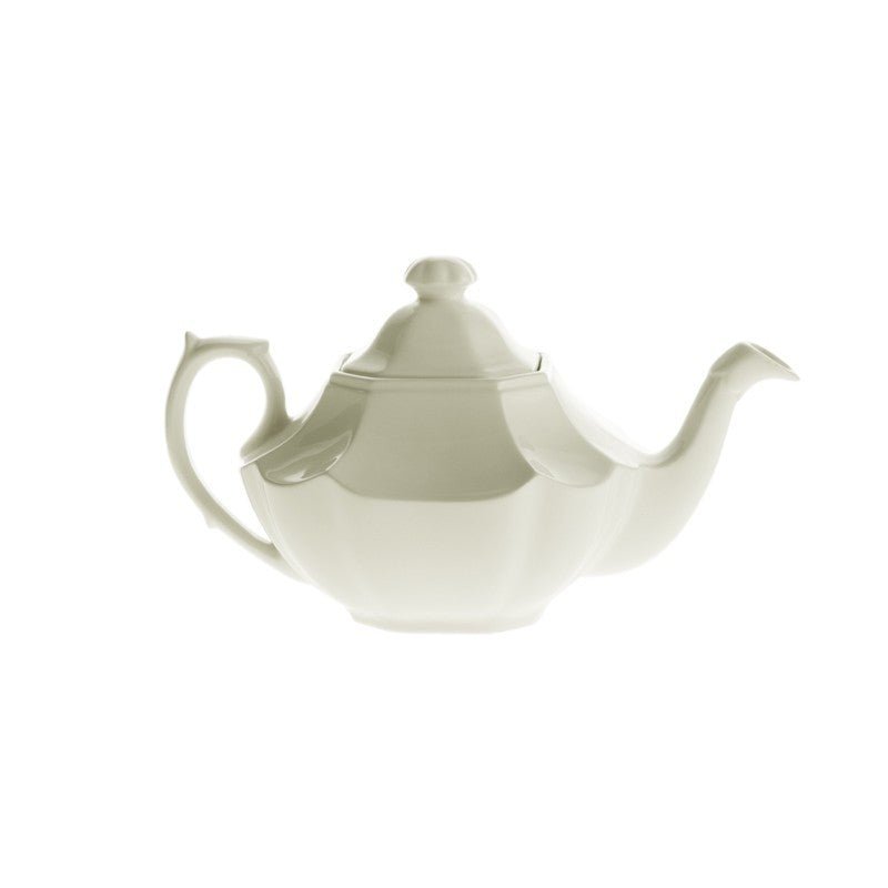 Juego de Té de 27 Piezas La Cartuja Colección Ochavada Blanca - #pino_y_jacaranda#