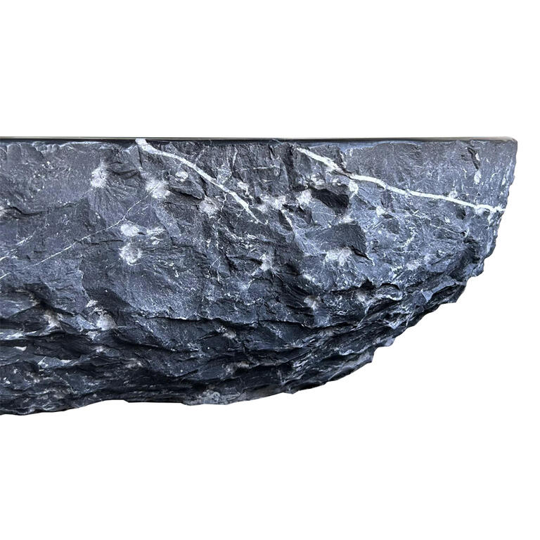Lavabo irregular negro de mármol Hongling