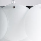 Lámpara colgante de cristal blanco Cantallops