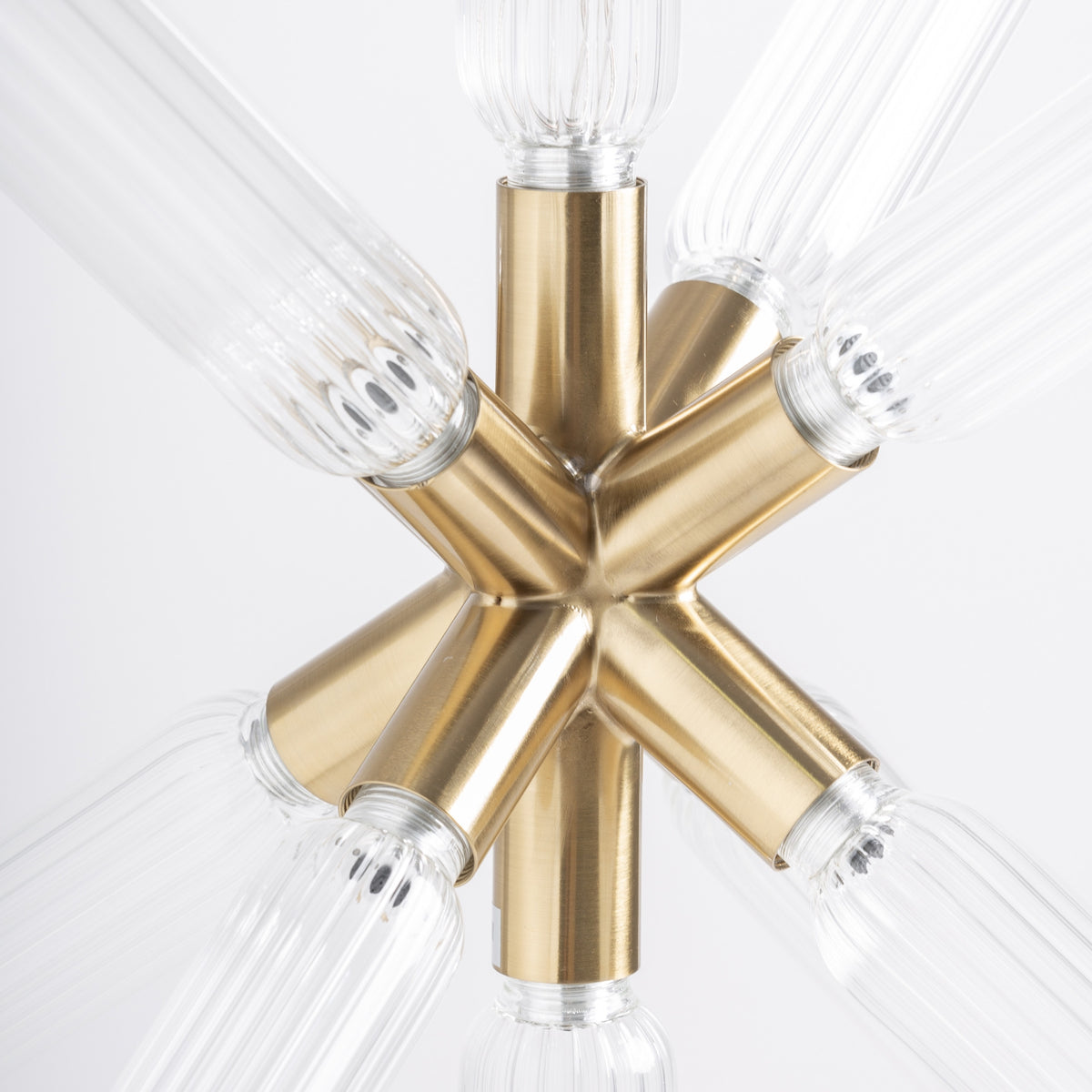 Lámpara colgante de cristal Rabós bronce