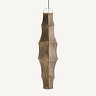 Lámpara colgante de fibra natural Genoveses beige grande