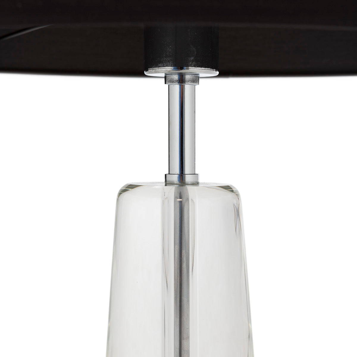 Lámpara de sobremesa de cristal y metal Riccione