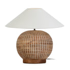 Lámpara de sobremesa de madera Cefalù