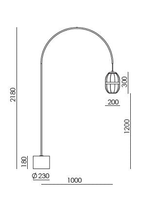 Lámpara de Suelo Pull - P1249