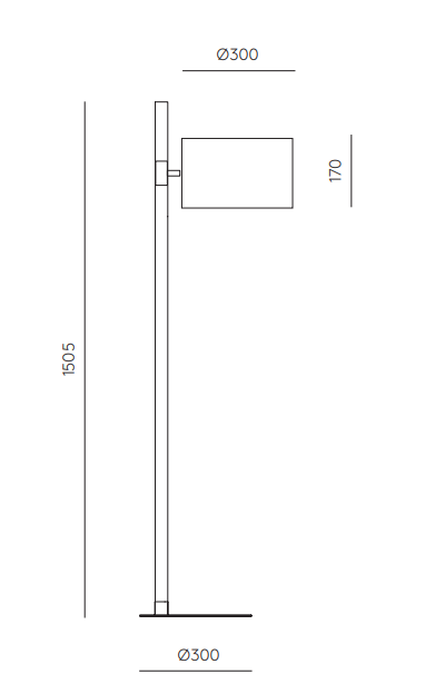 Lámpara de Suelo Riu - P1140