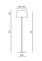 Lámpara de Suelo Tex - P1026