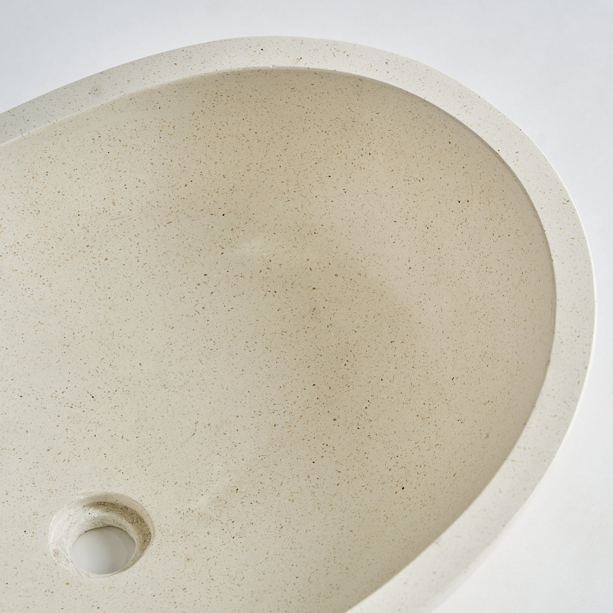 Lavabo de terrazo blanco Asilah