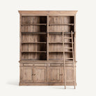 Librería de madera de mango y hierro Grecale