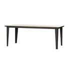 Mesa de comedor natural de pino y hierro Estay