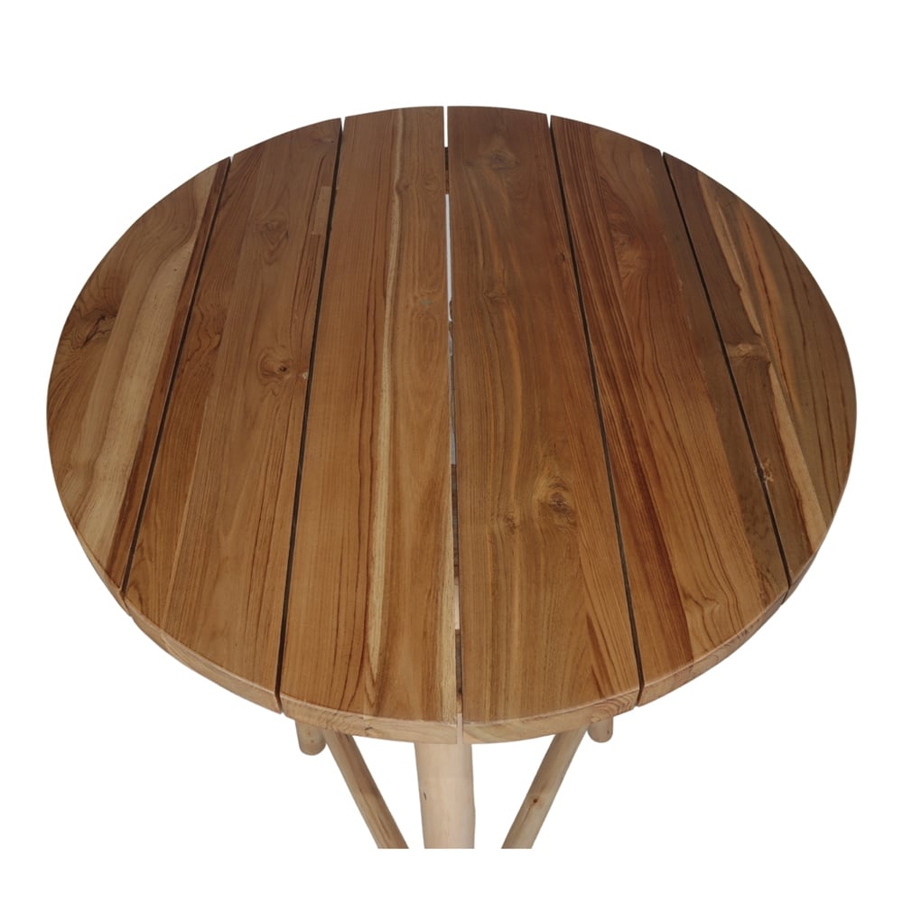 Mesa alta de teca Nilda