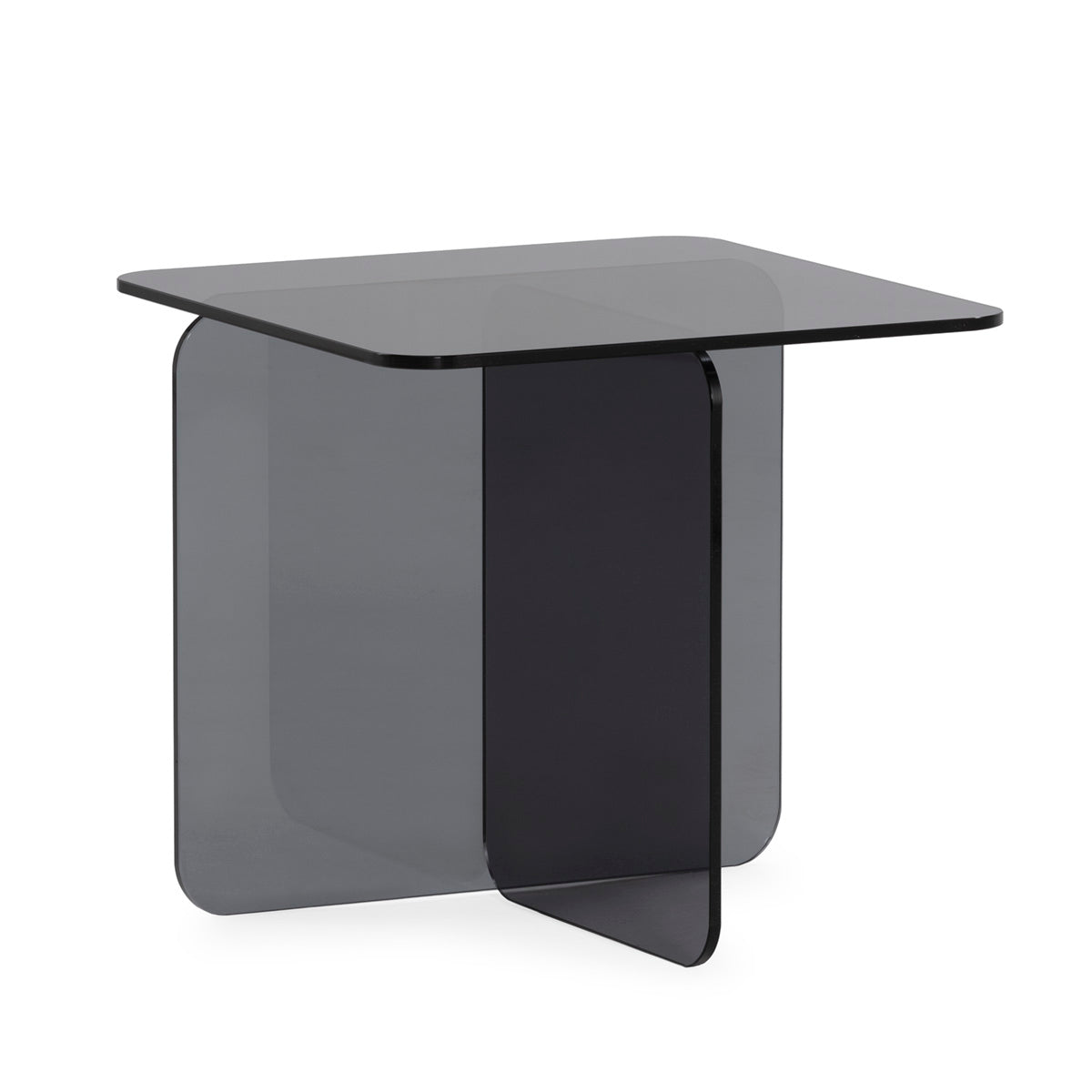 Mesa auxiliar de cristal Pefki